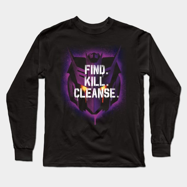 DJD - Find, Kill, Cleanse Long Sleeve T-Shirt by DEADBUNNEH